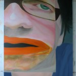 Man - olieverf op doek - 2009 afmetig