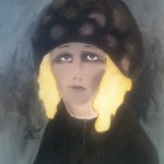 Vrouw met geel haar (olieverf op doek - 100x80) Vrouw met geel haar (2014 - olieverf op doek - 100x80)