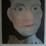 Poppenkast 5 (2012 olieverf op doek 140/120 cm)