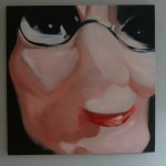 Poppenkast 7 (2012 - olieverf op doek 100/100 cm)